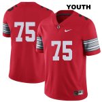 Youth NCAA Ohio State Buckeyes Thayer Munford #75 College Stitched 2018 Spring Game No Name Authentic Nike Red Football Jersey XB20I76LI